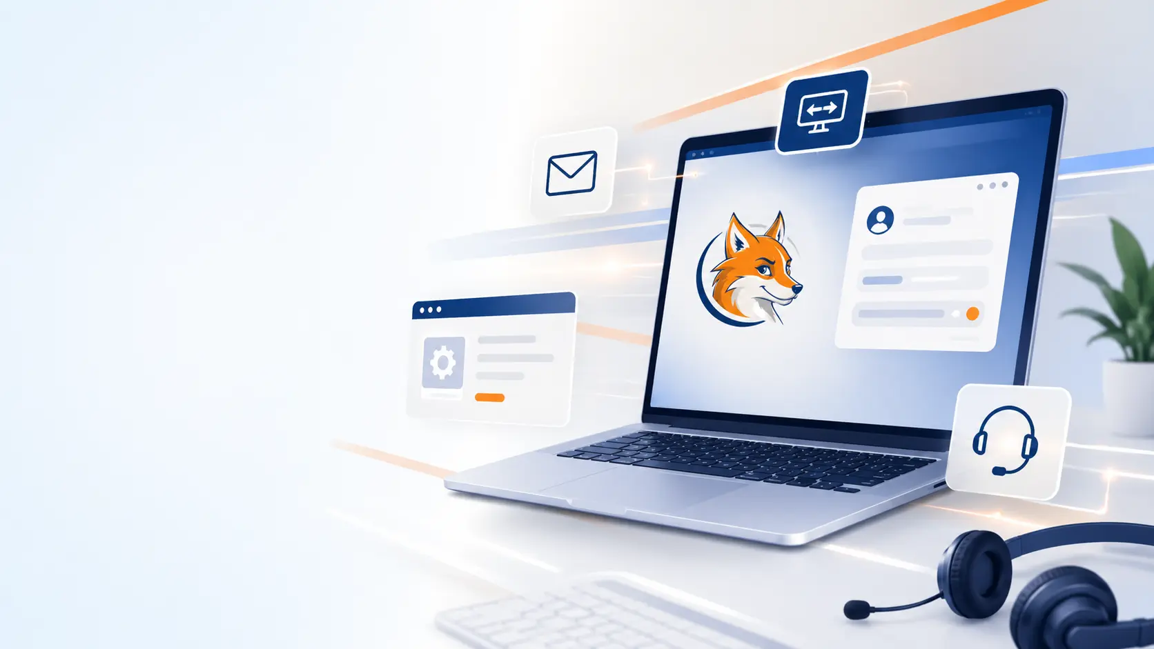 Service Fuchs Fernwartung und Remote Support für E-Mail, Software und Computerprobleme